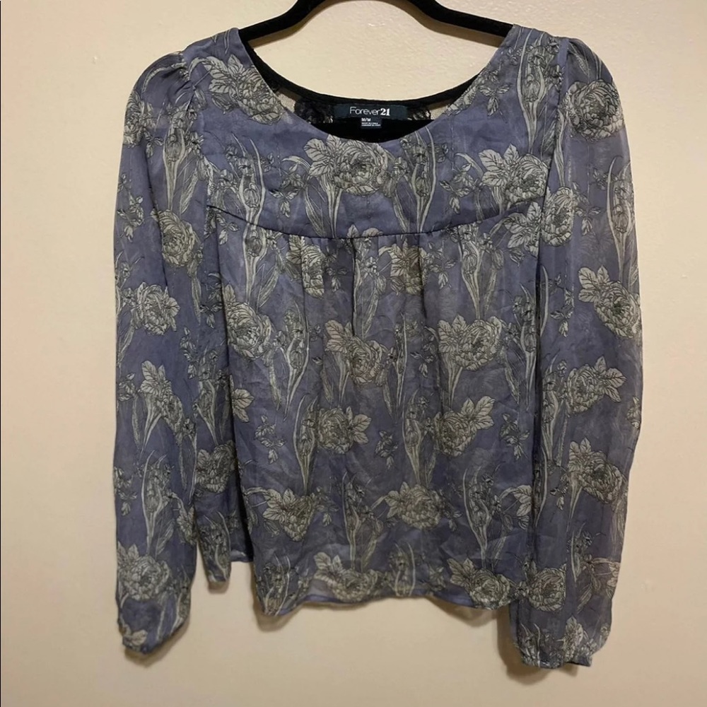 Sheer Laced Back Longsleeve